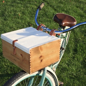 Bike Wine Crate Basket