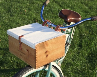 Bike Wine Crate Basket