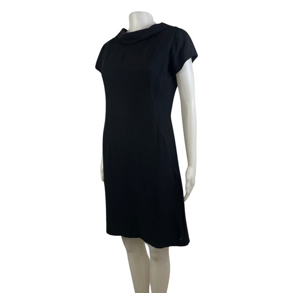 Vintage 1950s Black Dress Womens Size Small | 50s… - image 5