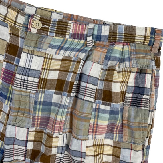 Madras plaid shorts for hotsell men