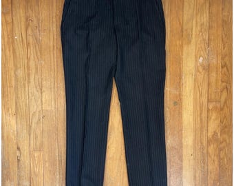 Vintage Low Rise Pinstripe Pants Size Medium 31