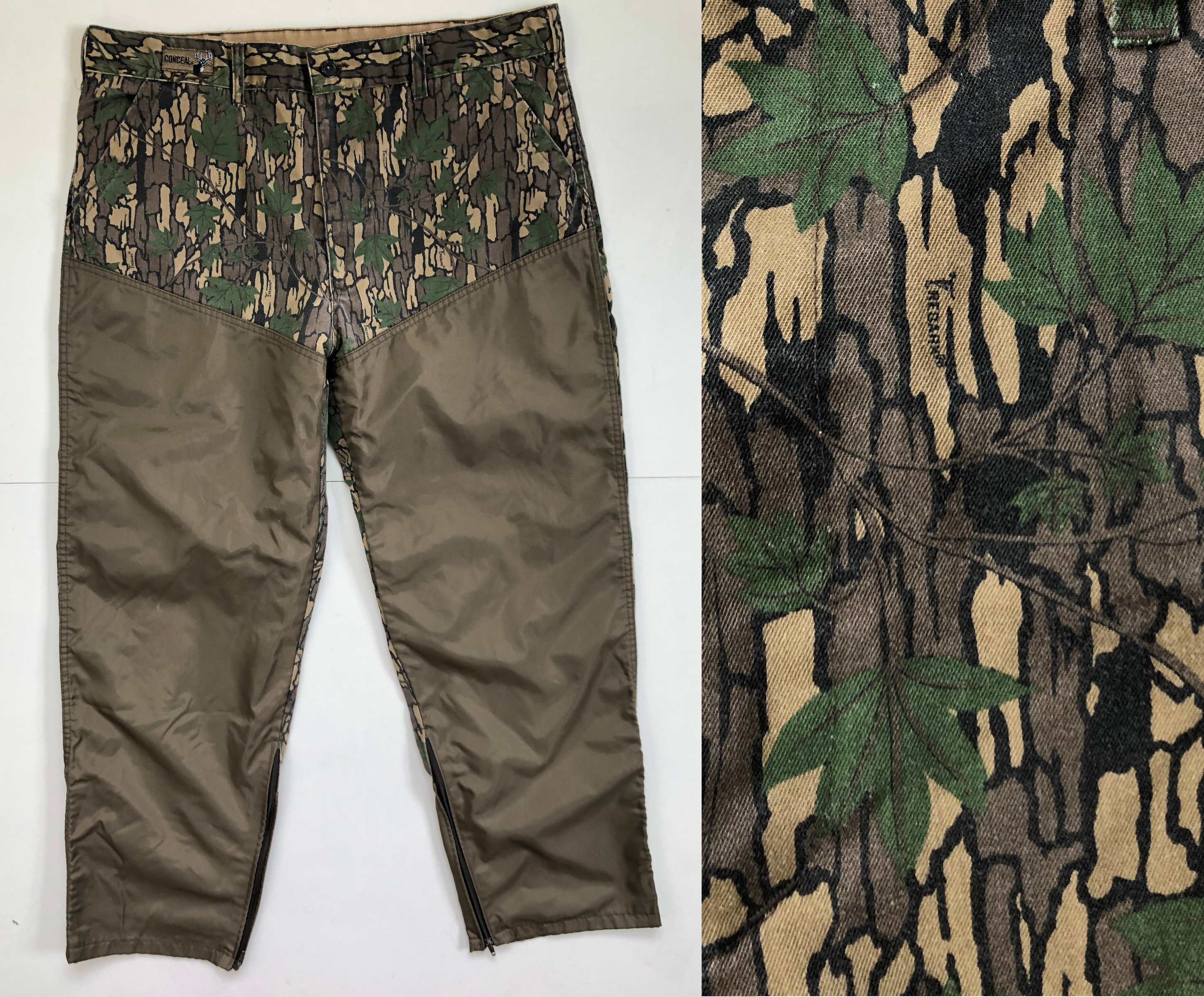 Vintage Mens Camouflage Pants 90s Winchester Hunting Pants 