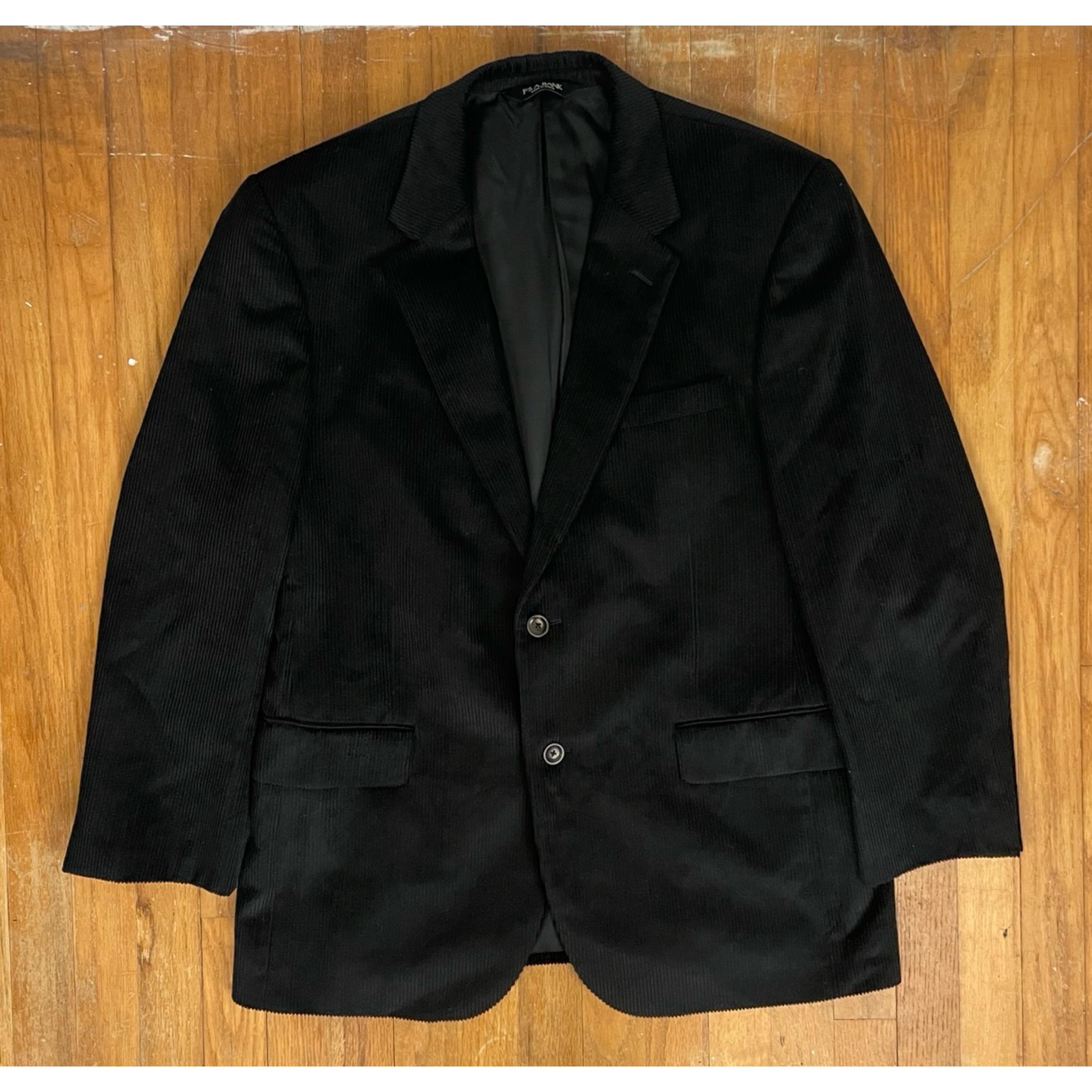 Vintage Corduroy Blazer Black - Etsy