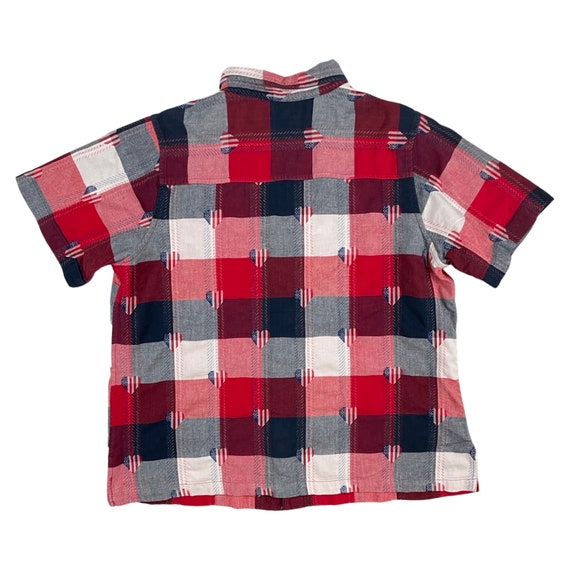 Vintage American Flag Heart Shirt Womens Size XL/… - image 4