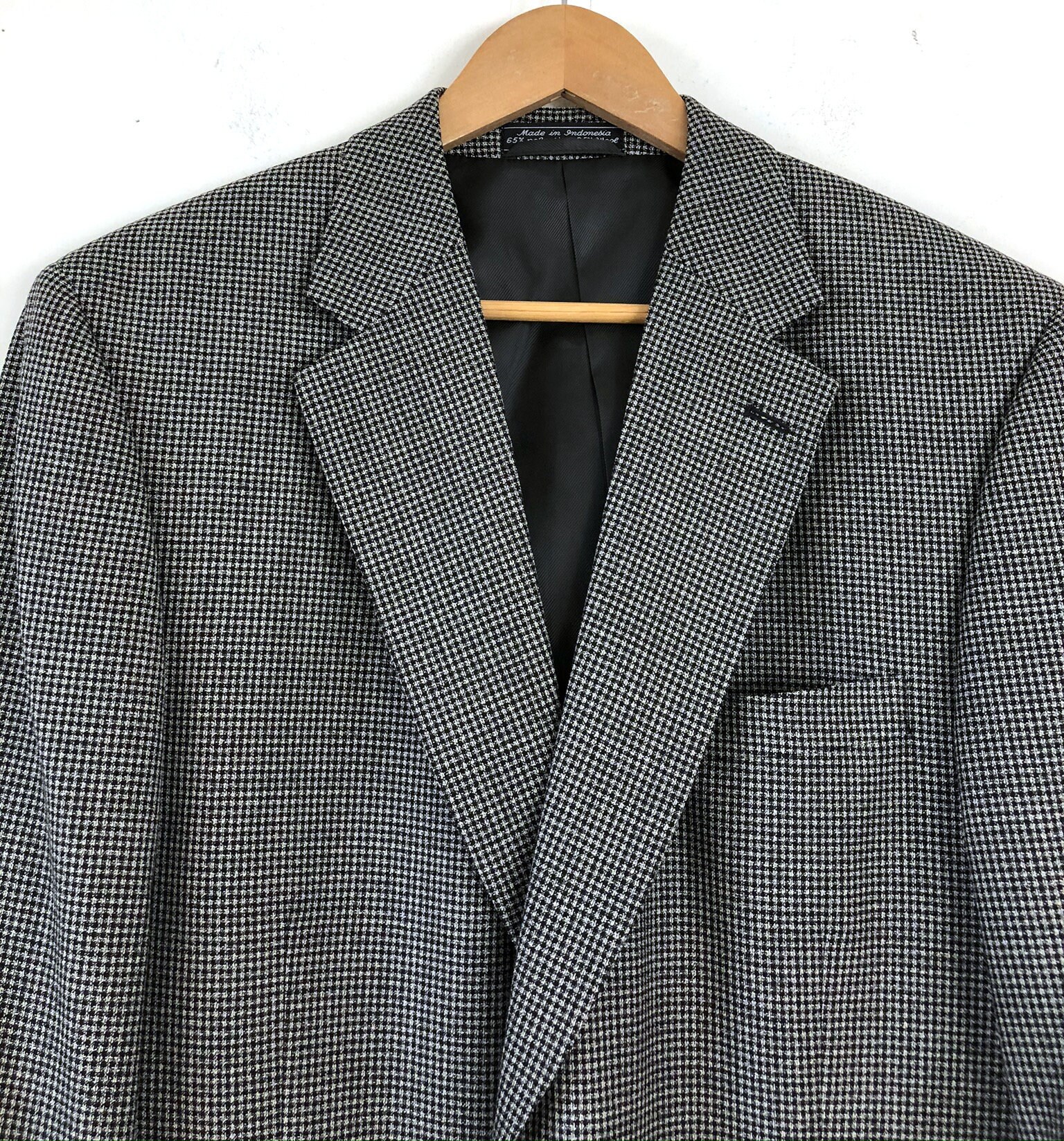 Vintage Mens Calvin Klein Blazer 90s Designer Gray Micro | Etsy