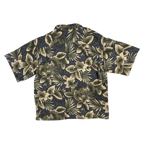 Vintage Mens Silk Hawaiian Shirt Mens Size XL | 9… - image 4