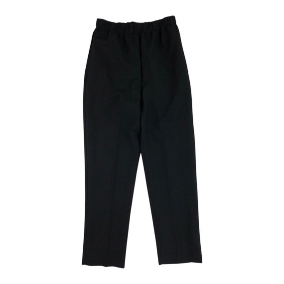 Vintage High Waist Casual Pants | 80s Black Trous… - image 7