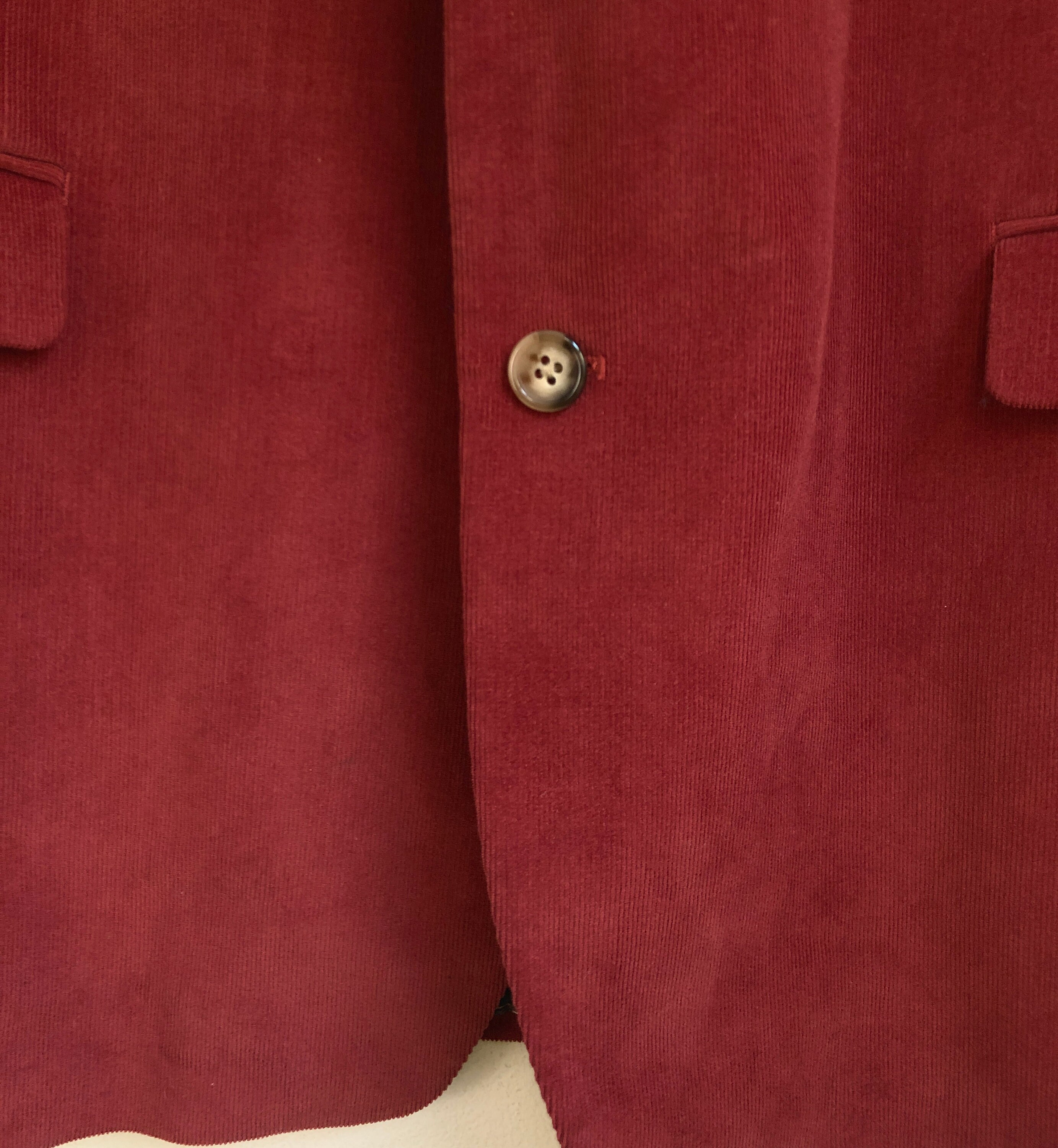 Vintage Mens Red Corduroy Blazer 90s Ralph Lauren Waled Etsy
