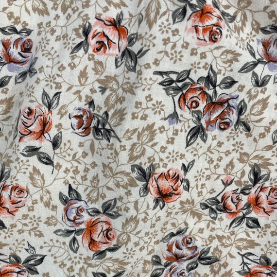 Vintage Floral Print Shirt Womens Size Medium/Lar… - image 4