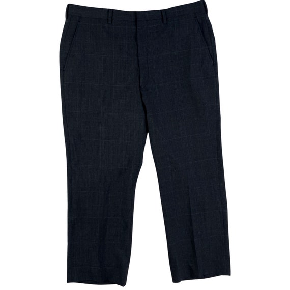 Vintage Mens Plaid Dress Pants Size 34x27 | 90s C… - image 1