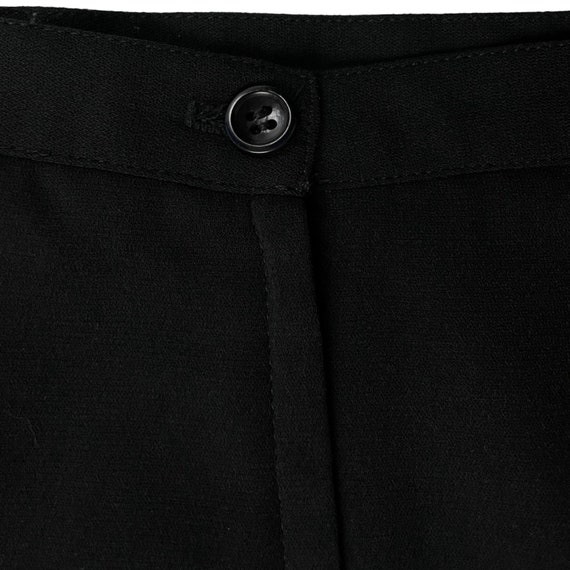 Vintage Black Crepe Skirt Size Medium | 30" Waist… - image 5