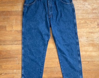 Vintage Mens Rustler Jeans Size 42x30 1990s Deadstock Denim | 42 Waist 30 Inseam