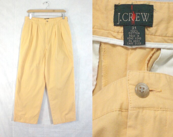 Mens Yellow Pants Size 31 Waist. Mens Pants. J Crew Pants. Etsy