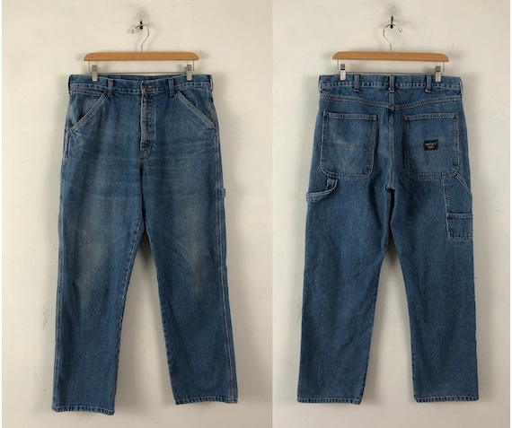Vintage Mens Carpenter Jeans | 90s Workwear Utilit