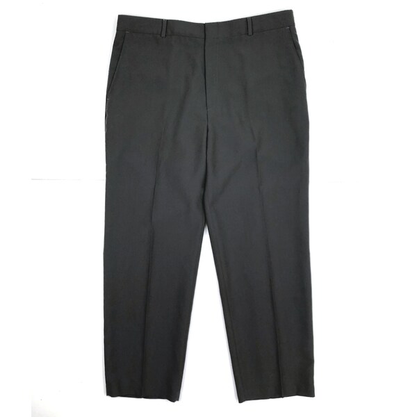 Gray Blue Plaid Slacks Classic Vintage Menswear Trousers - Size 36 main image 0