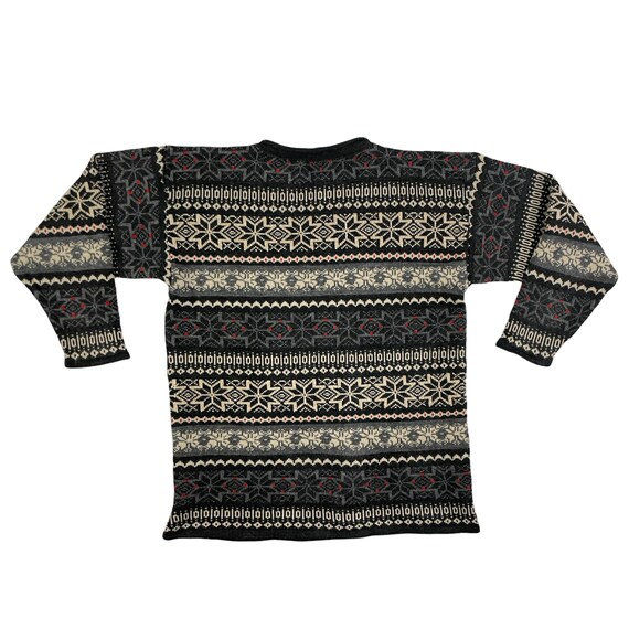 Vintage Nordic Pattern Sweater Womens Size Medium… - image 5