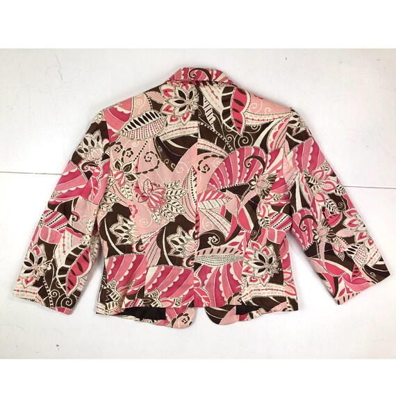 Vintage Cropped Silk Blazer