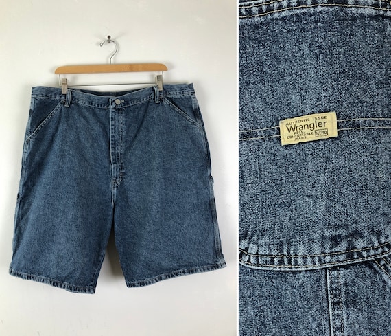Vintage Mens Wrangle Denim Shorts | 90s Medium Was