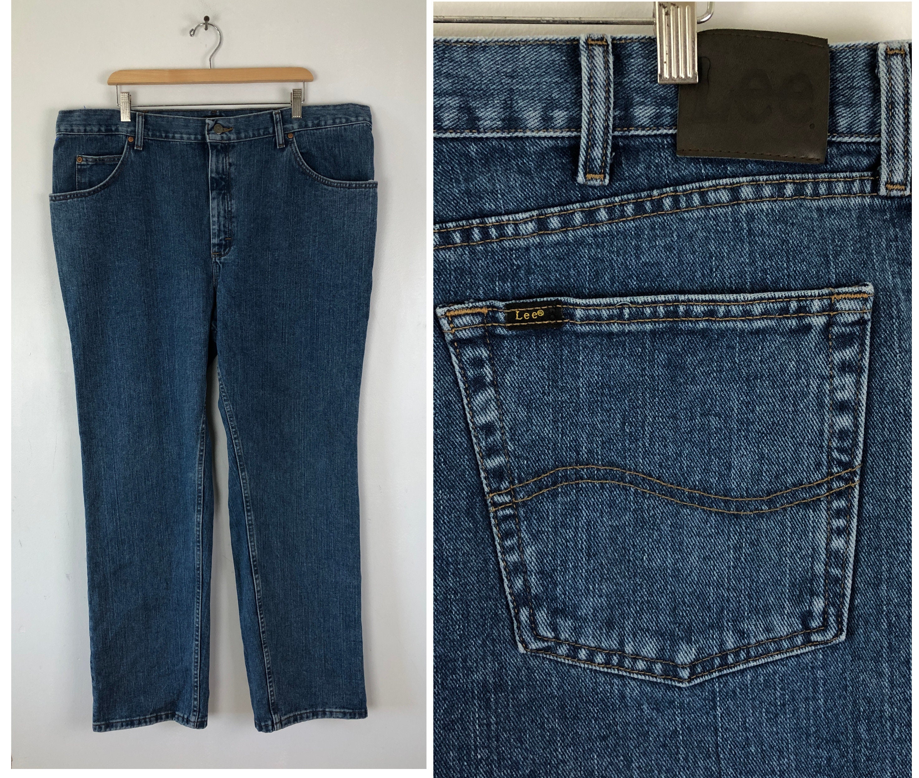 Mens lee top jeans on sale