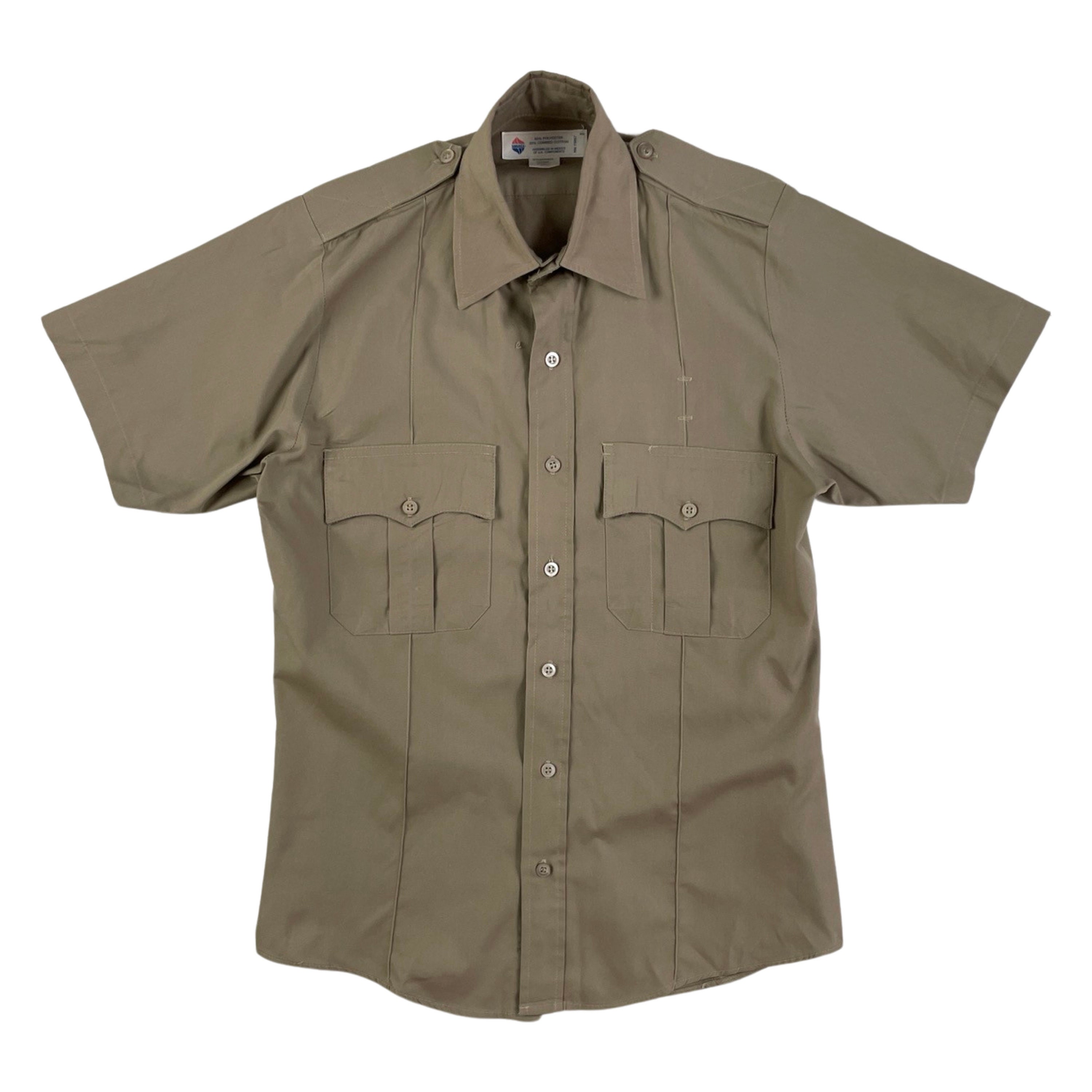 beta post HALF SLEEVE SAFARI SHIRT サイズ3 Vintage Mens Safari Shirt Size XS | 90s Khaki Button Down