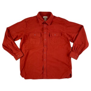 Vintage Mens Chamois Utility Shirt Size XL | 90s LL Bean