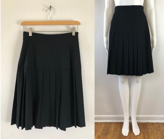 Vintage 1980s Skirt Southwest Pleated Womens Small Long