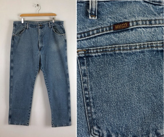 Light-Wash Denim Jeans