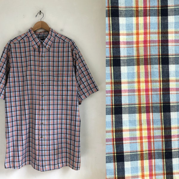 Mens White Dress Shirt Short Sleeve Etsy