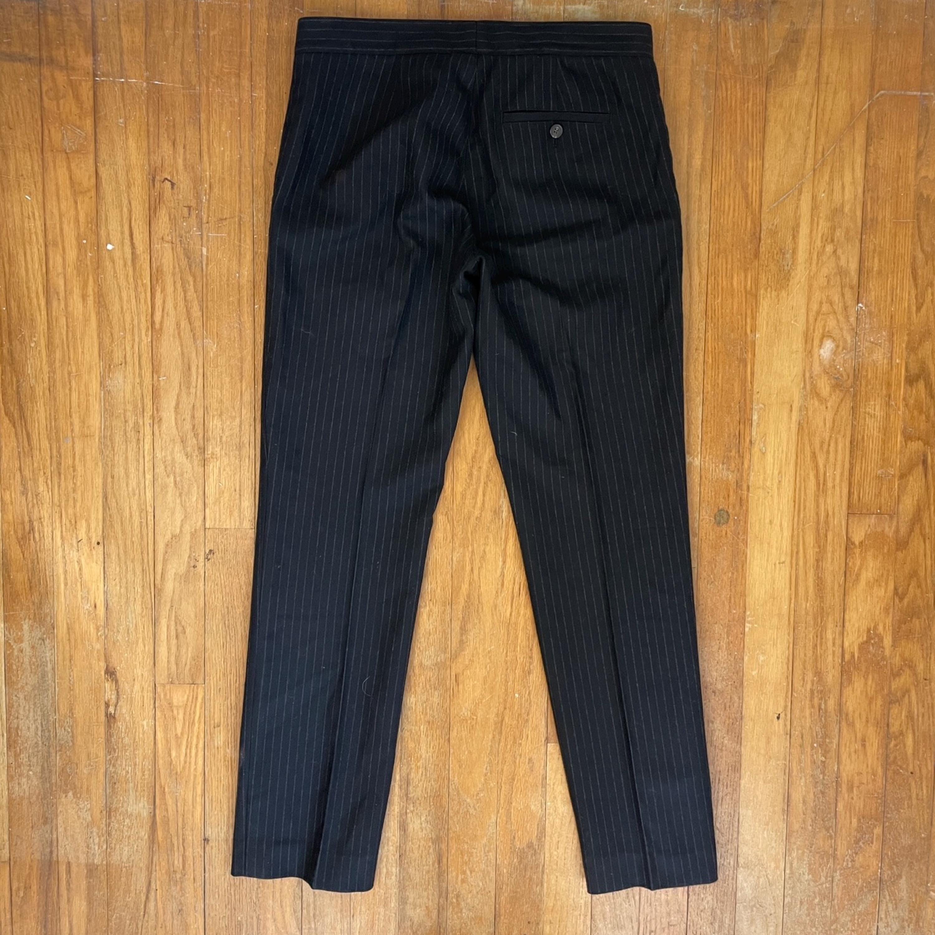 Vintage Low Rise Pinstripe Pants Size Medium 31