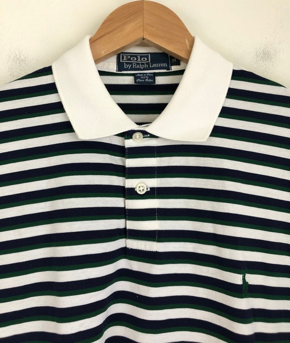 Vintage Mens Polo Shirt | 90s Ralph Lauren Pima C… - image 3