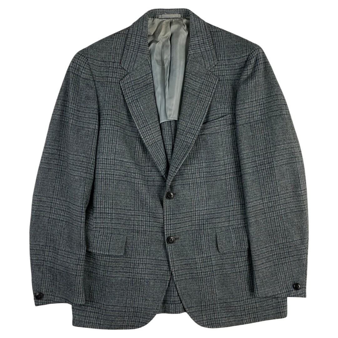 mens plaid blazer vintage