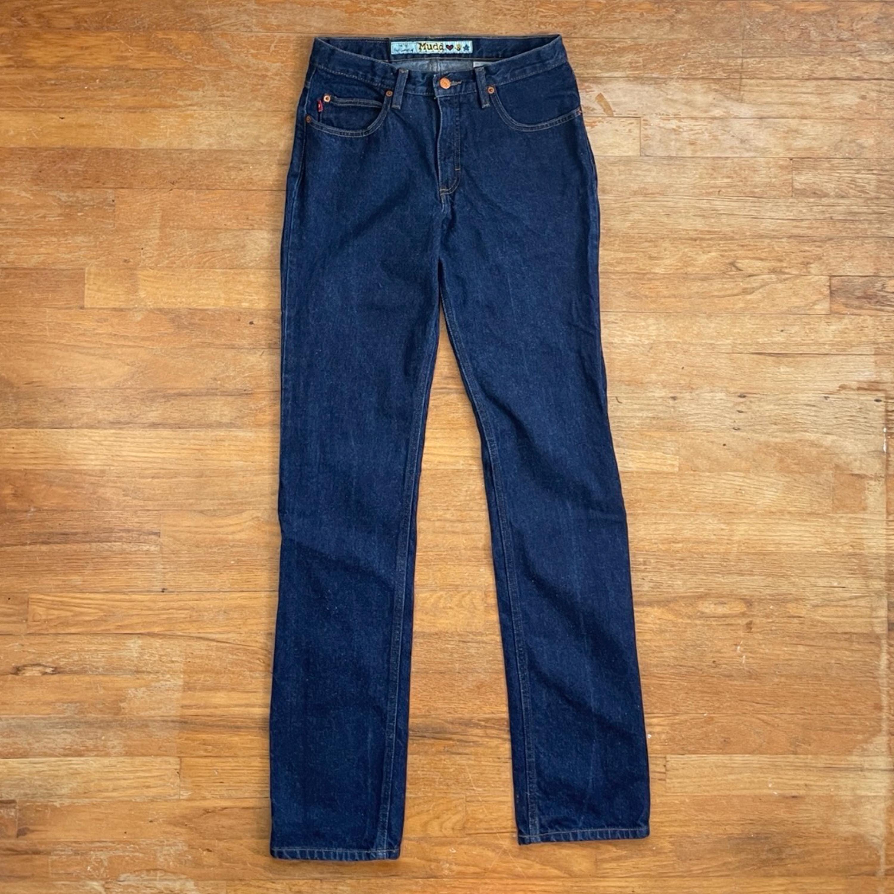 Jean Slim Mudd Girls – Taille 7, Bleu Foncé (dark Wash) – Occasion Très Bon état