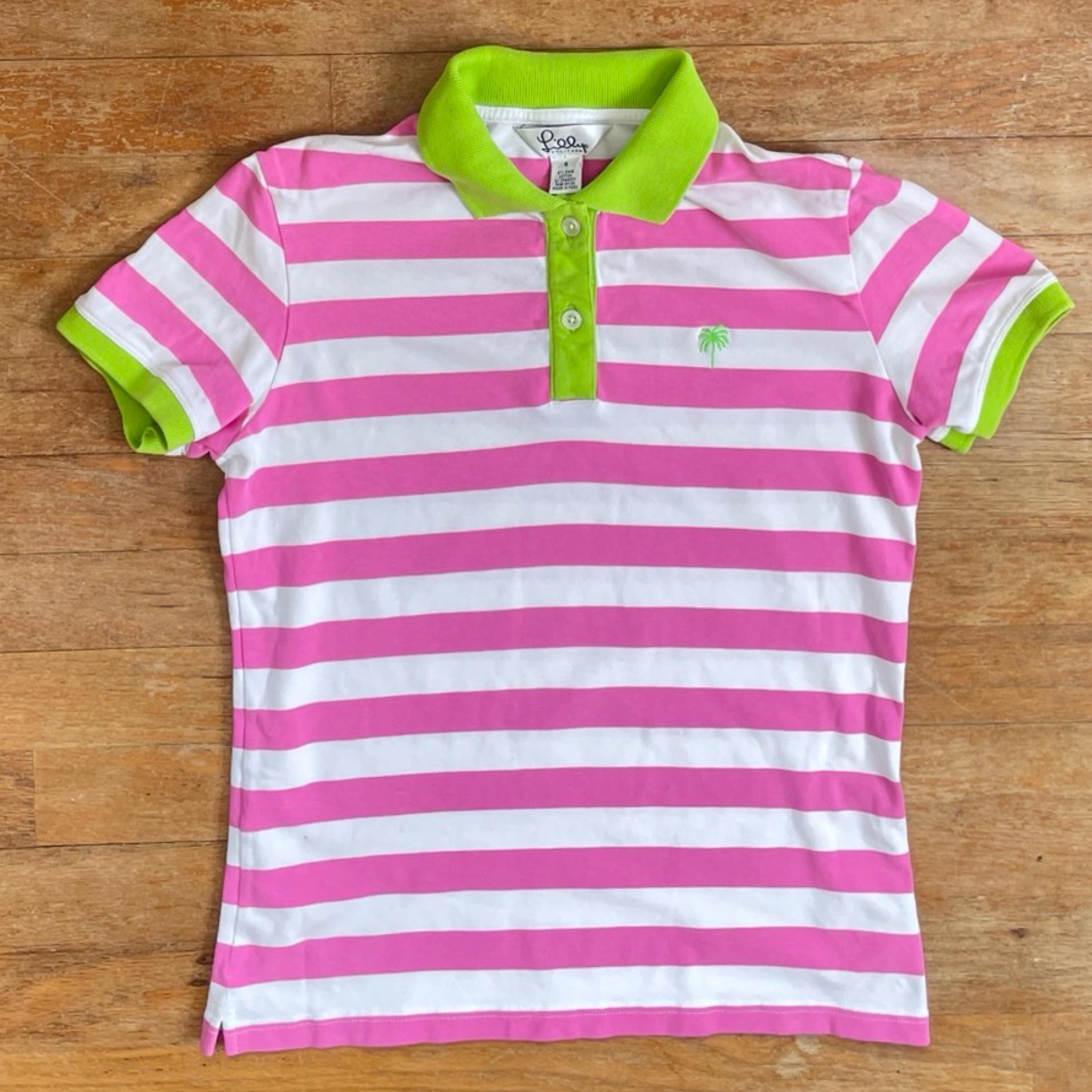 トップス muguet uv cut polo knit PINK BEIGE Pink Knit Polo Top - Etsy