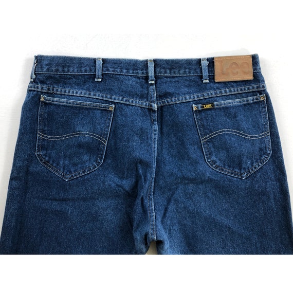 Vintage Mens Lee Jeans | 90s Medium Wash Denim Je… - image 7