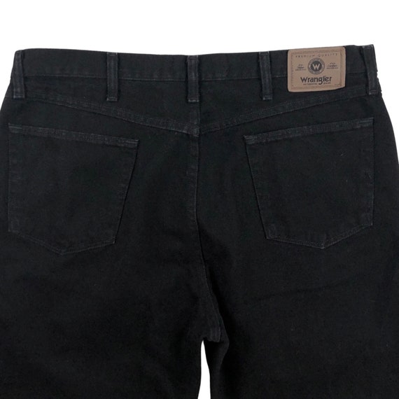 Vintage Mens Black Jeans | 90s Wrangler Denim Jea… - image 4