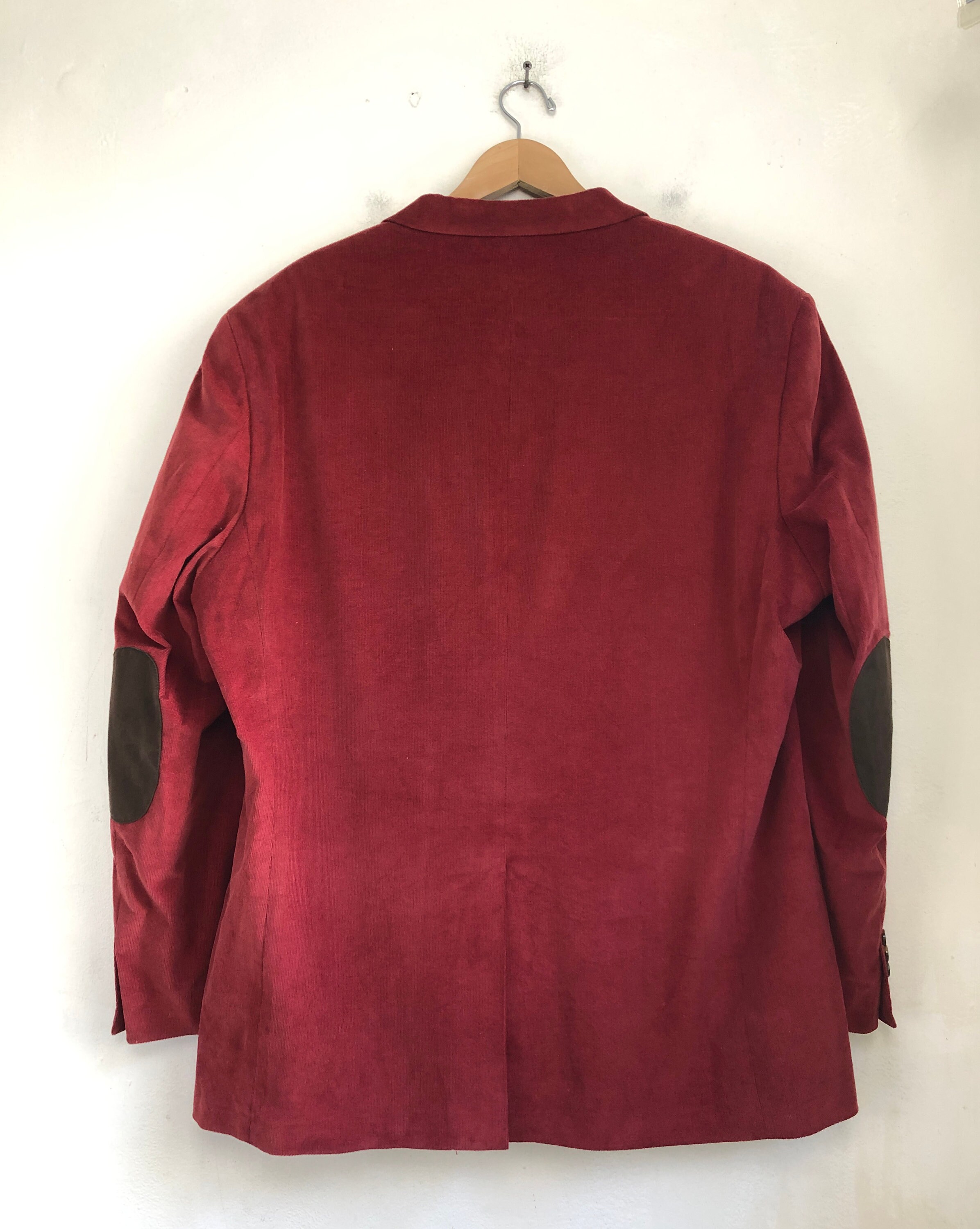 Vintage Mens Red Corduroy Blazer 90s Ralph Lauren Waled Etsy