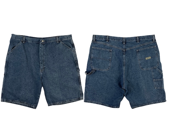 Vintage Mens Wrangle Denim Shorts | 90s Medium Wa… - image 1