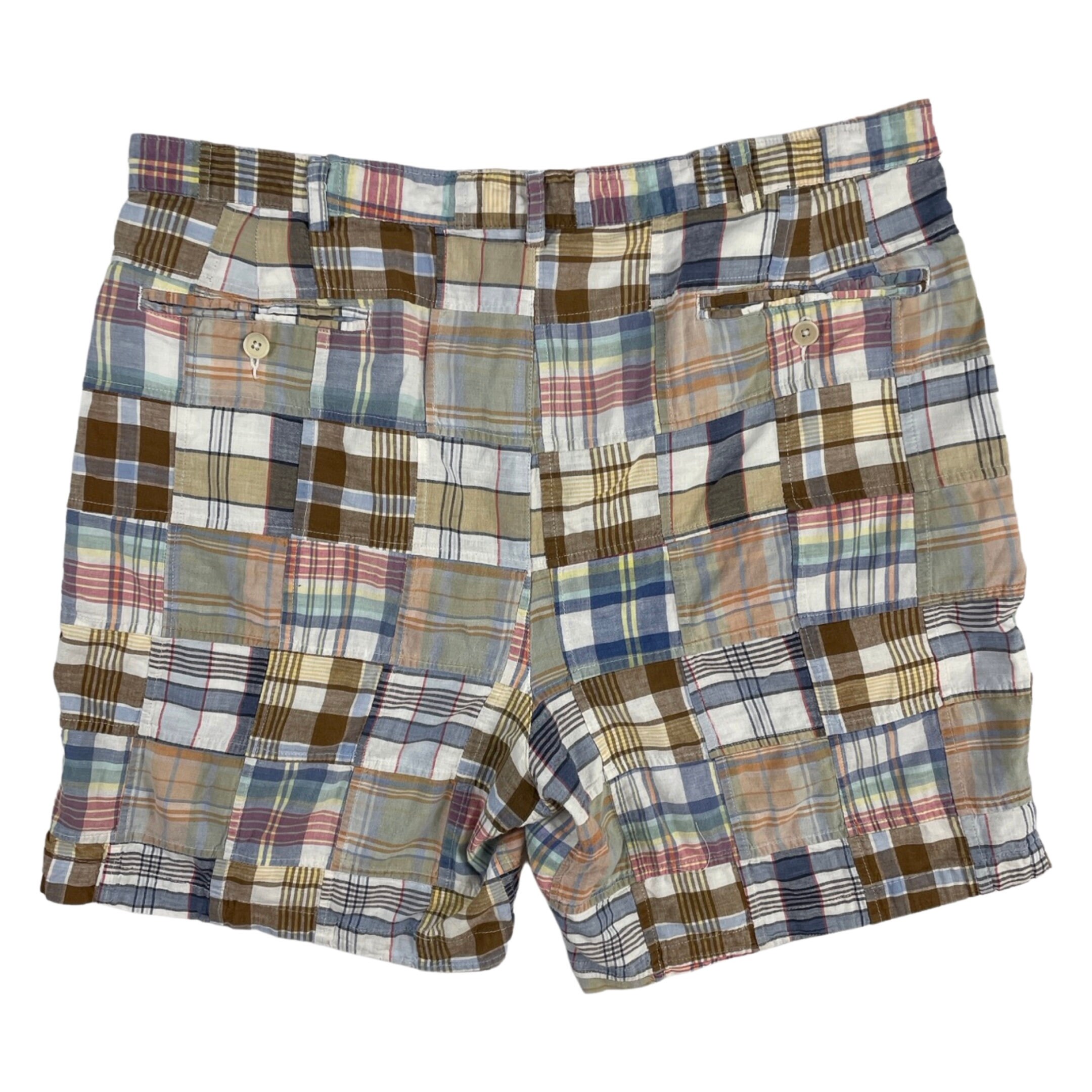 Madras plaid shorts for best sale men