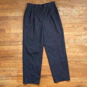 Vintage High Waist Wool Pants Size Large 31
