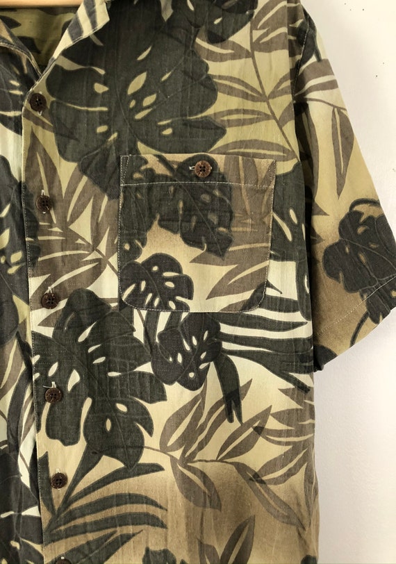Mann Tartan Vintage Leaves Hawaiian Shirt