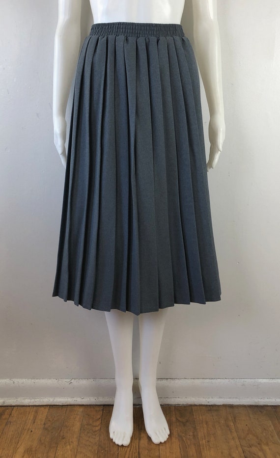 Vintage Antonette SkirtVintage Pleated SkirtFranz Haushoffer SkirtSecretary SkirtMidi Pleated SkirtOffice Outfit1980s Skirt