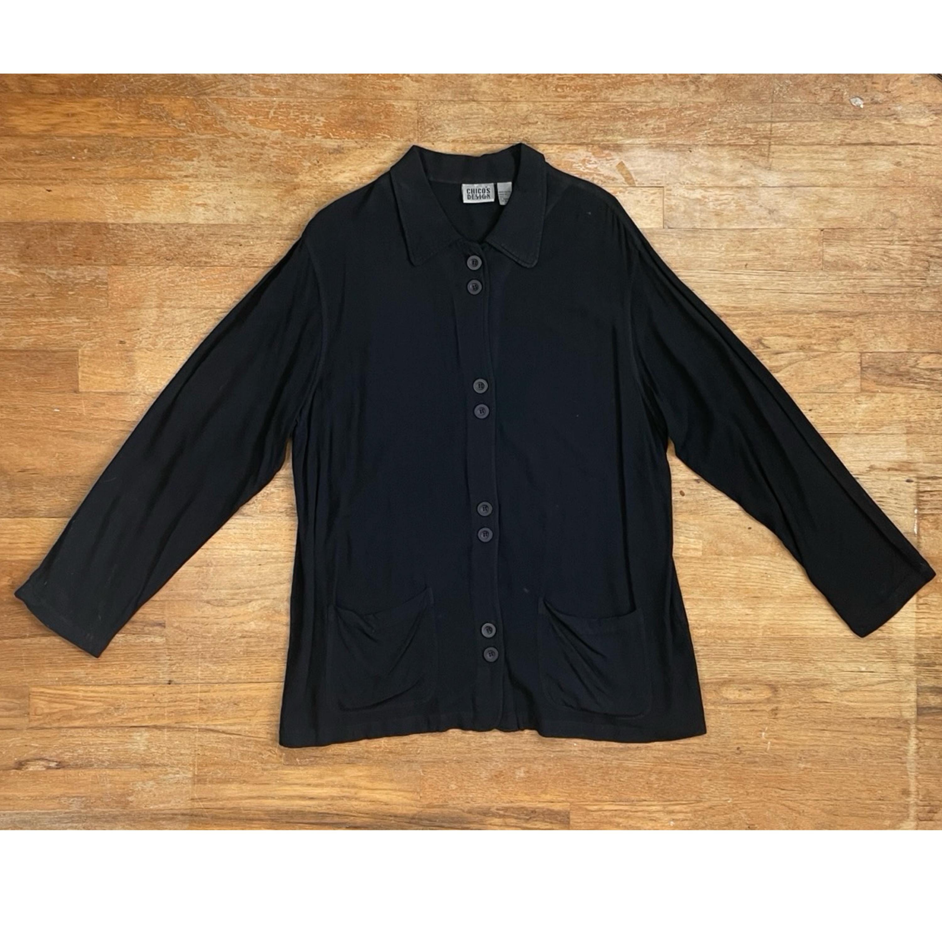 トップス 40s vintage black rayon shirt Vintage Black Rayon Shirt - Etsy