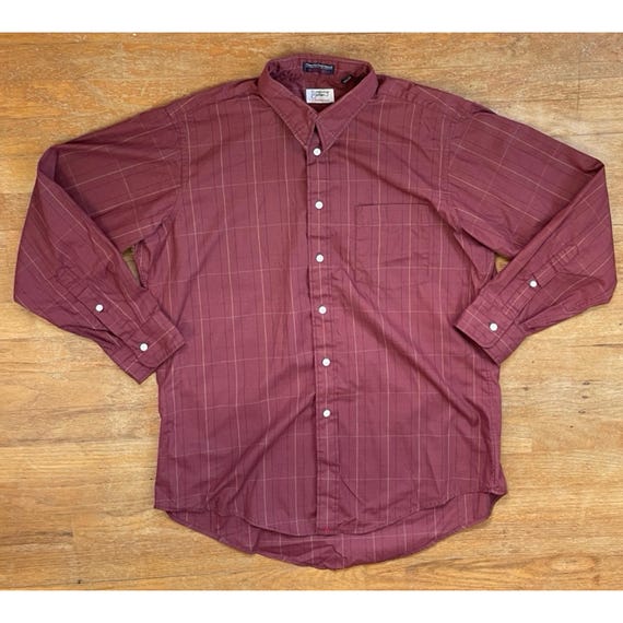 burgundy plaid dress shirt The Maritime Shirt Jacket in Burgundy Plaid Wool - S - 38