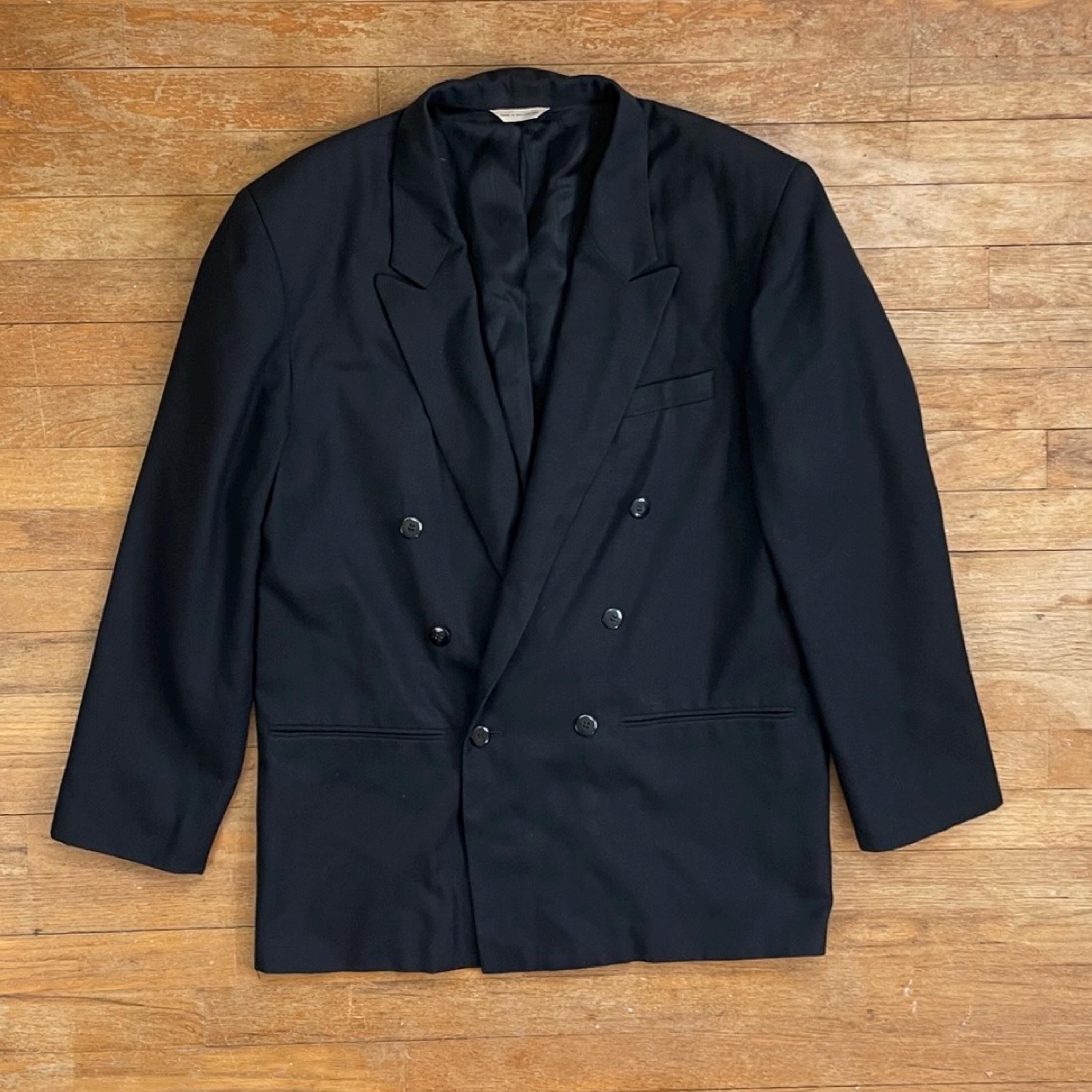 ジャケット・アウター 90s vintage double tailored jacket 90s Double Breasted - Etsy