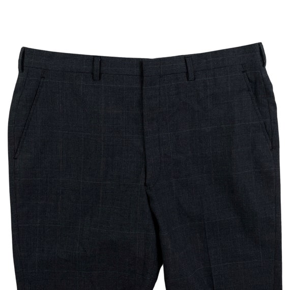Vintage Mens Plaid Dress Pants Size 34x27 | 90s C… - image 2