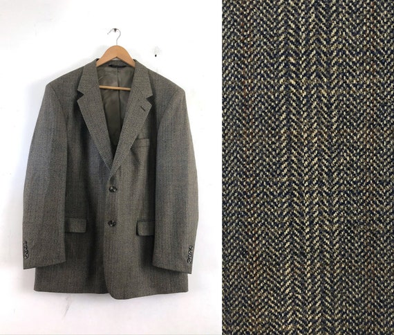 Vintage Mens Lambswool Blazer | 80s Evan Picone De