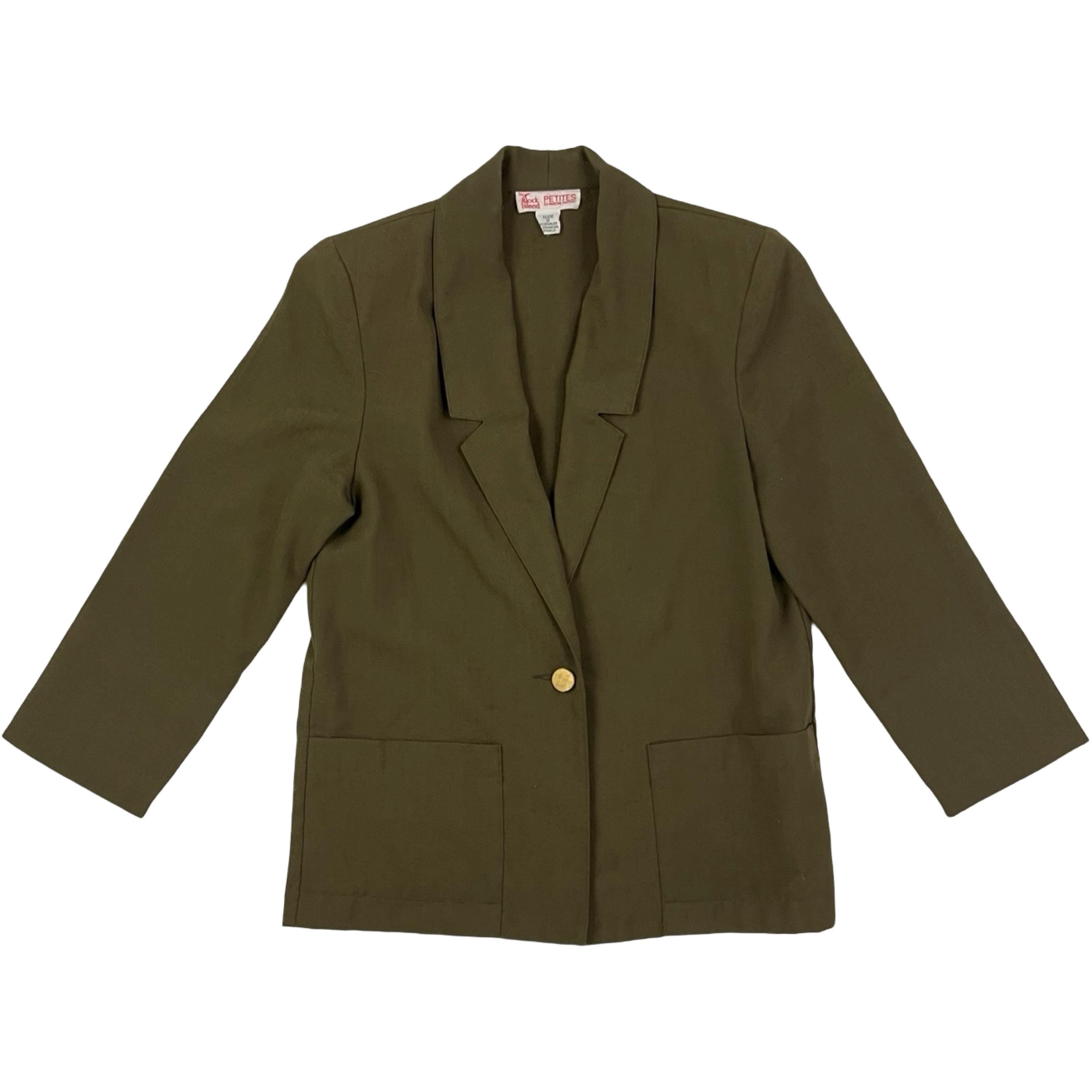 1980s Linen Blazer - Etsy Finland