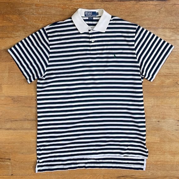 Vintage Mens Polo Ralph Lauren Shirt Size Medium 1990s Pima