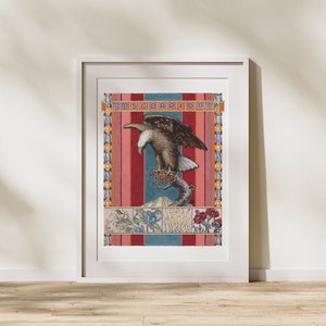 Scorpio Zodiac Art Print | Astrology Poster | Zodiac Gifts | Star Sign, Wall Art | Modern Vintage Art