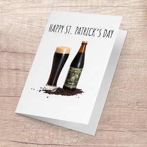 St. Patricks Day, Craft Beer Card, Funny Birthday Card, Internet Meme Card, Funny Greeting, Vine